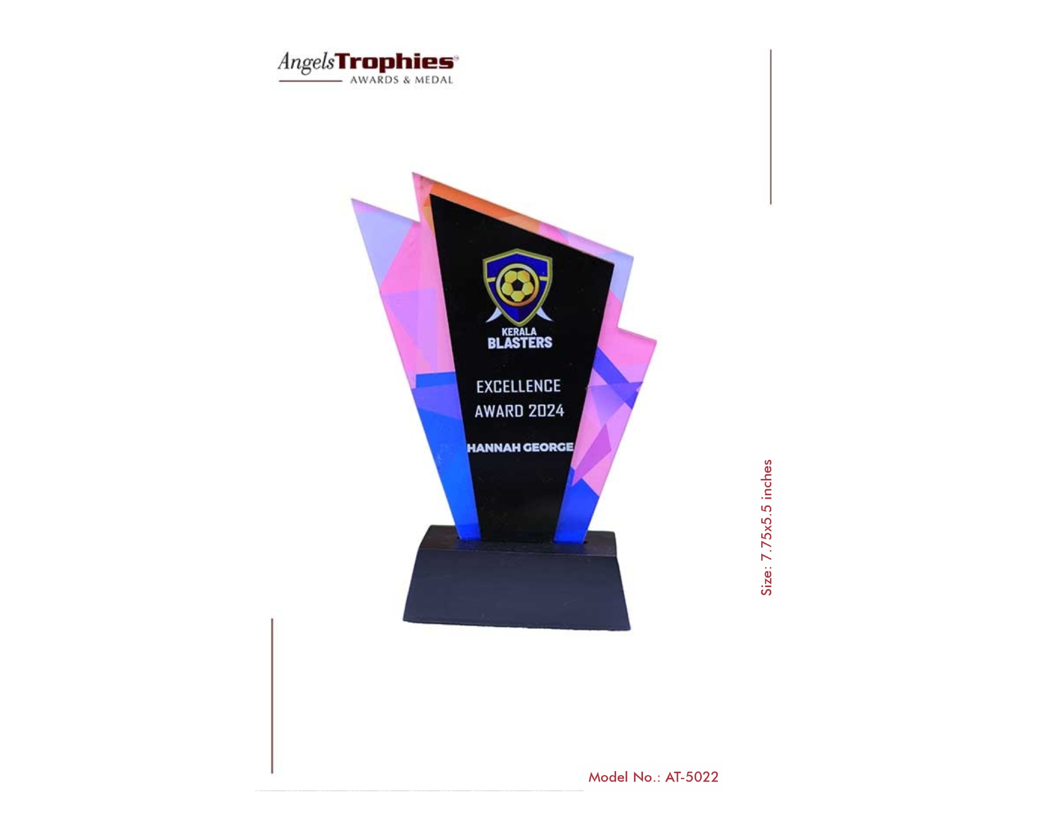 uv printing crystal trophy
